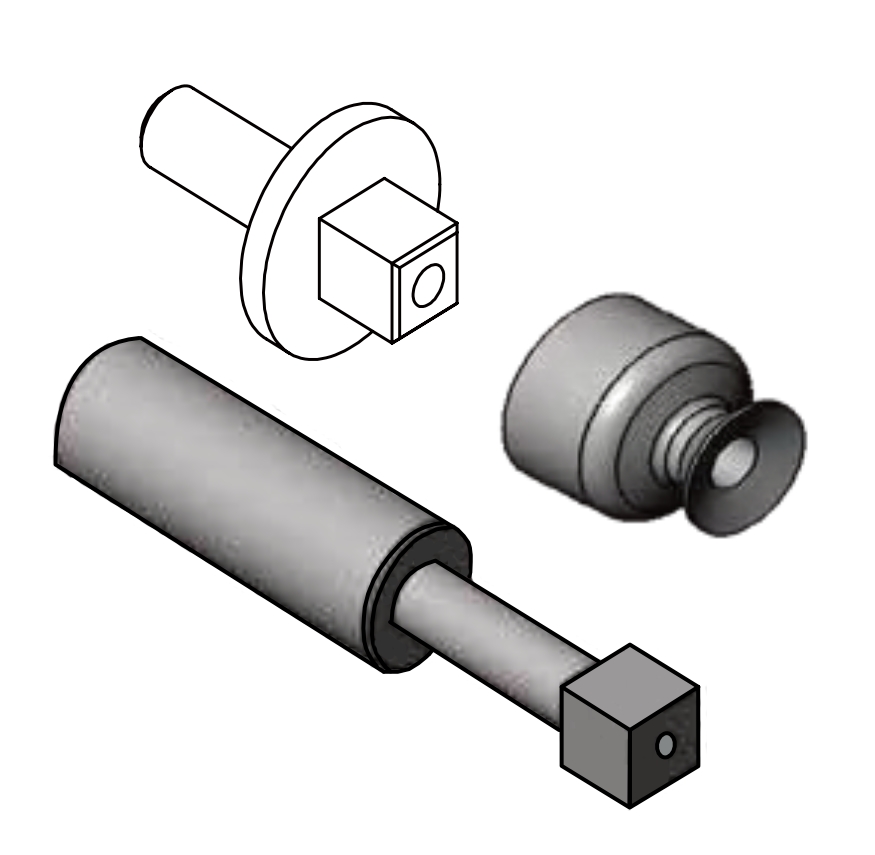 Pick up tool, tip holder and suction cup for die bonding